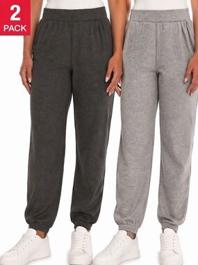 Lazypants Hacci Knit Joggers - 2 Pack Size Large